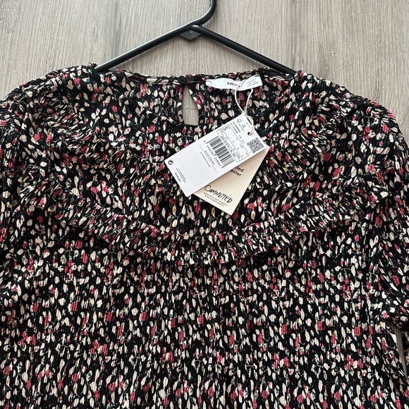 ruched MNG MANGO blouse - Picture 2 of 3